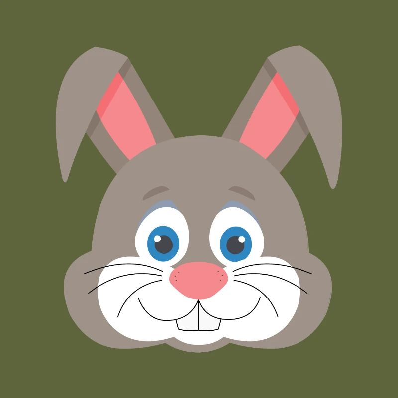 Mignon visage de lapin