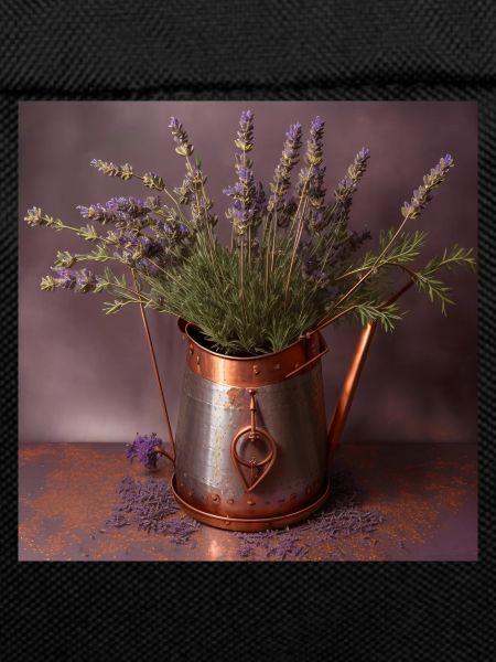 Lavender in a copper jug