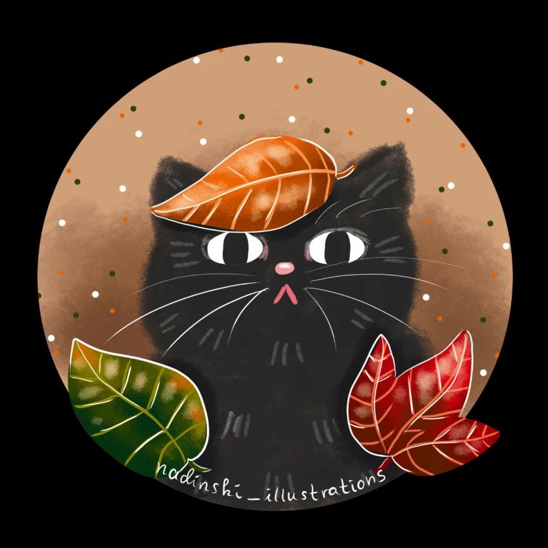 Chat en automne