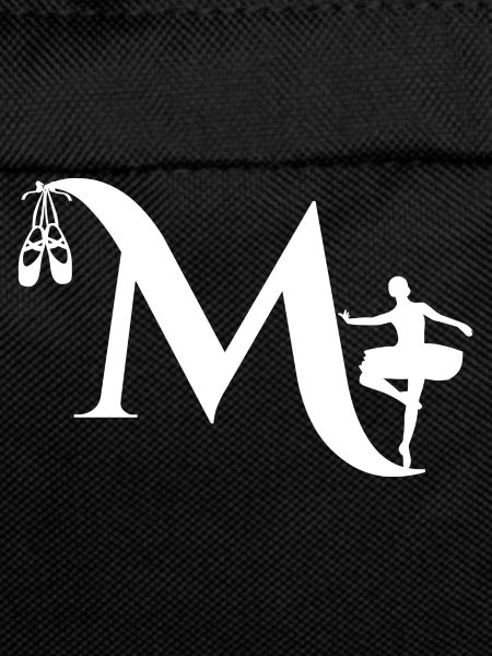 Letter m ballerina