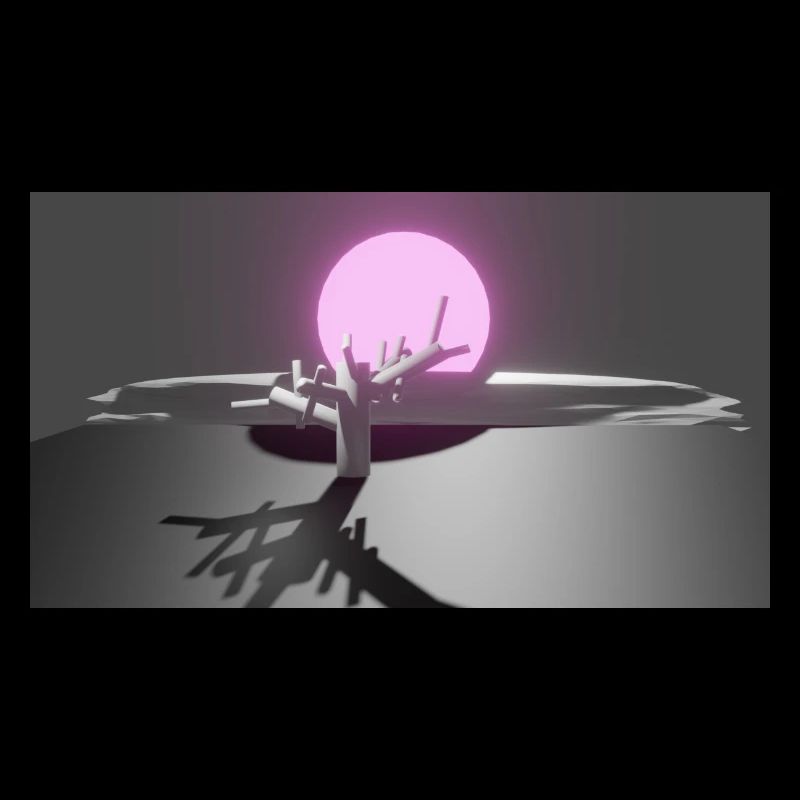 Sonne und Baum
