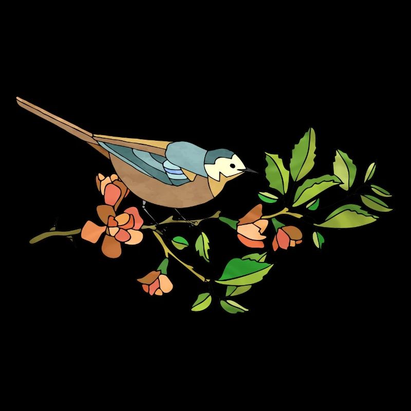 Bunter Vogel