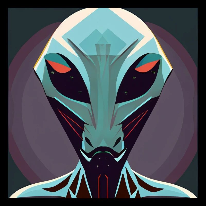 Joyeux Halloween mignon extraterrestre effrayant drôle effrayant