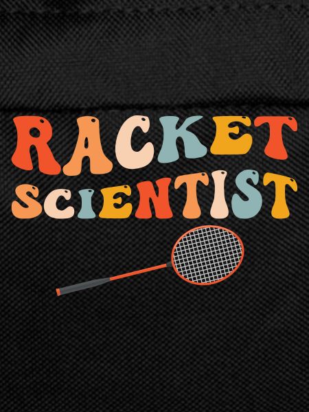 Funny Badminton Scientific Racket Player
