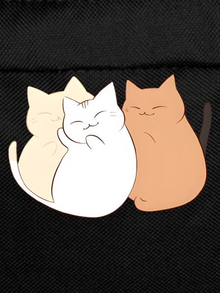 3 happy Cats