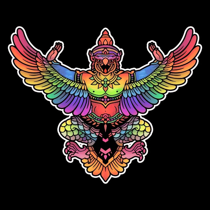 Garuda rainbow Indonésie