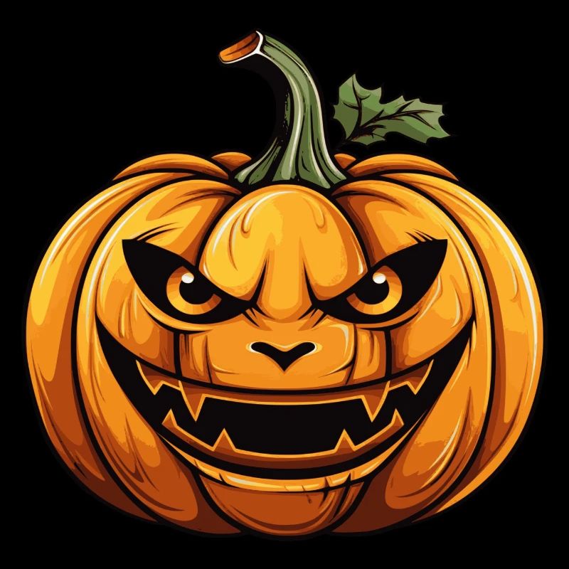 spooky halloween pumpkin