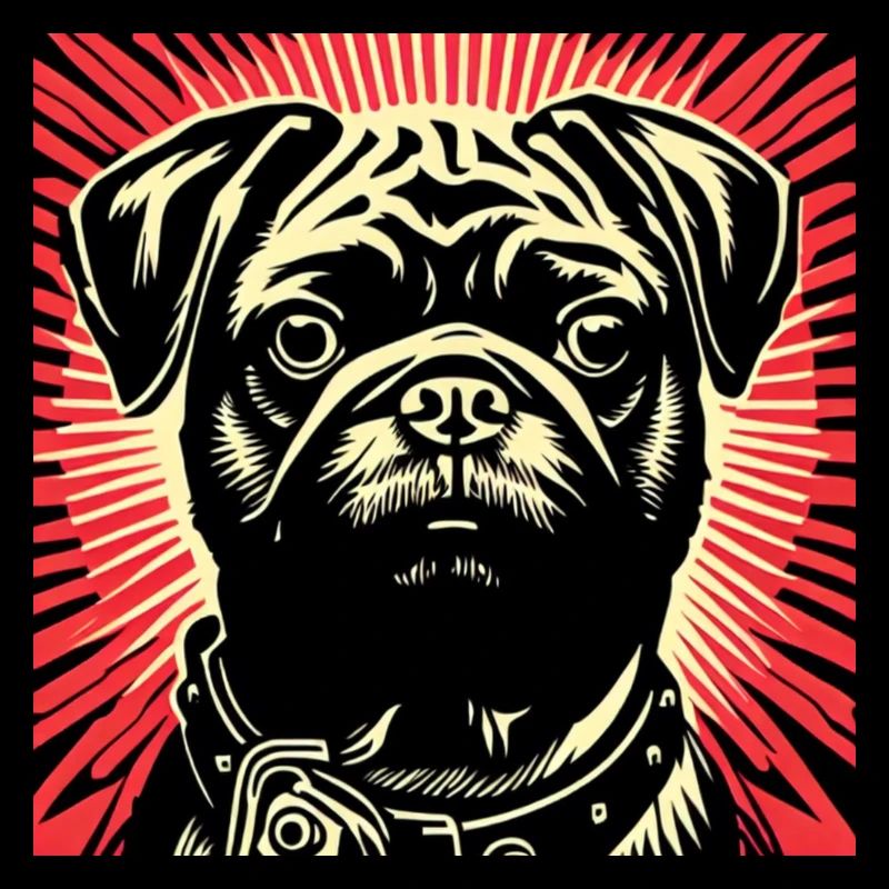 Mops Pop Art