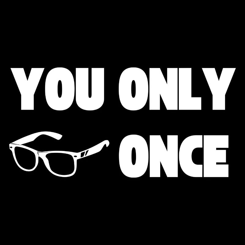 YOLO - Man lebt nur einmal - Sonnenbrille