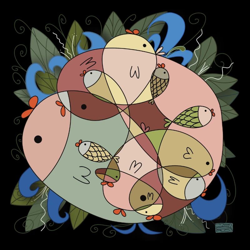 Fisch Vogel