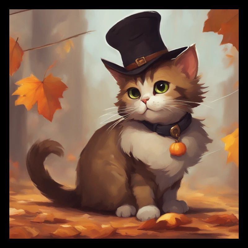 Cat Thanksgiving Hat