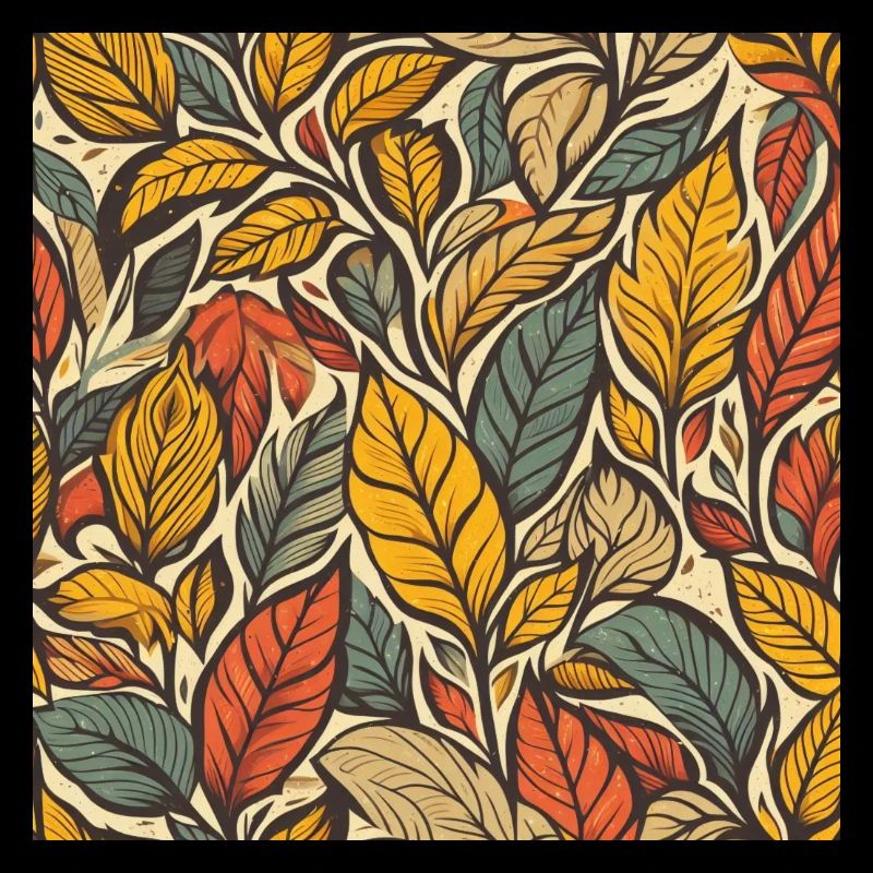 Buntes Herbst Laub