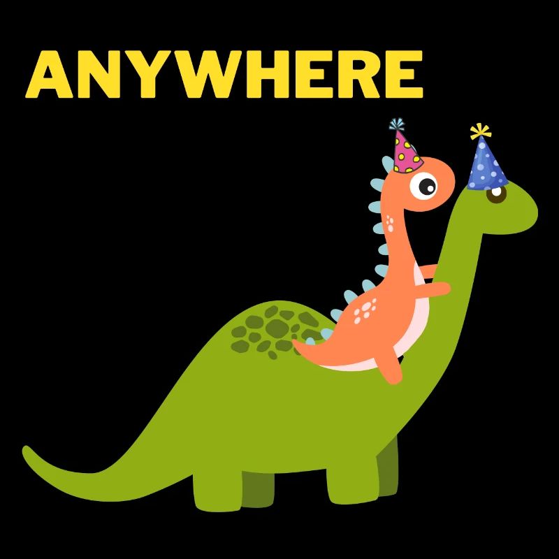 Anywhere Except Home - Funny Dinosaurs