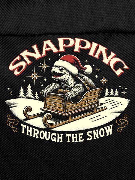 Snapping Turtle Santa Christmas