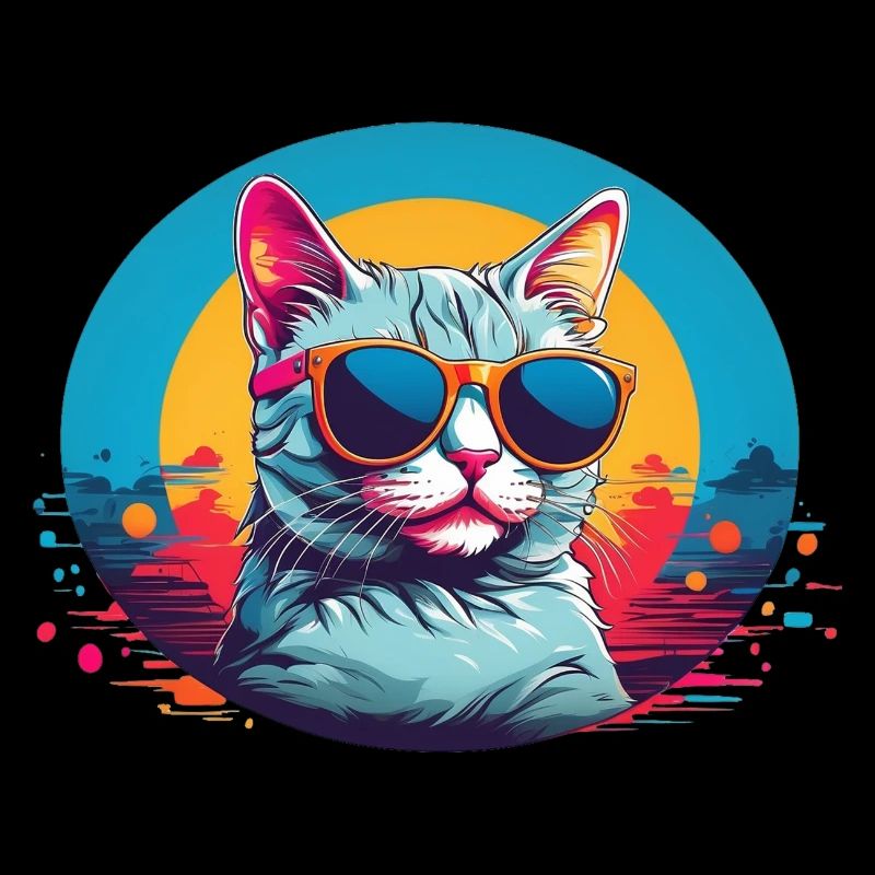 Cool Cat with Sungalsses