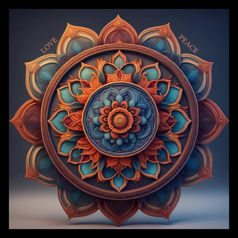 Mandala - LOVE & PEACE