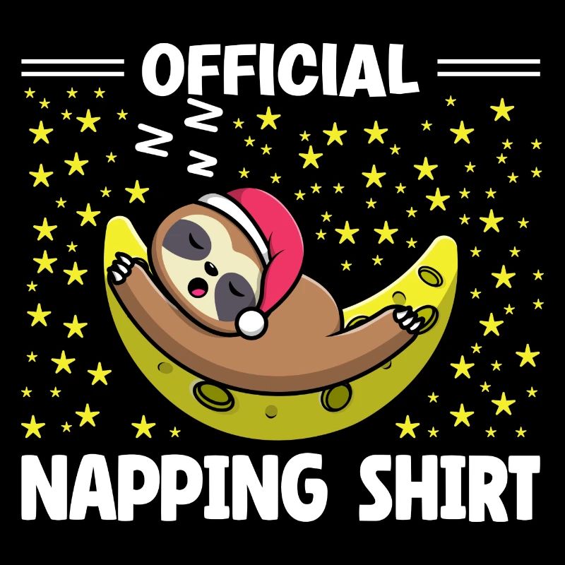Sleeping Sloth Lover Cute Penguin Napping