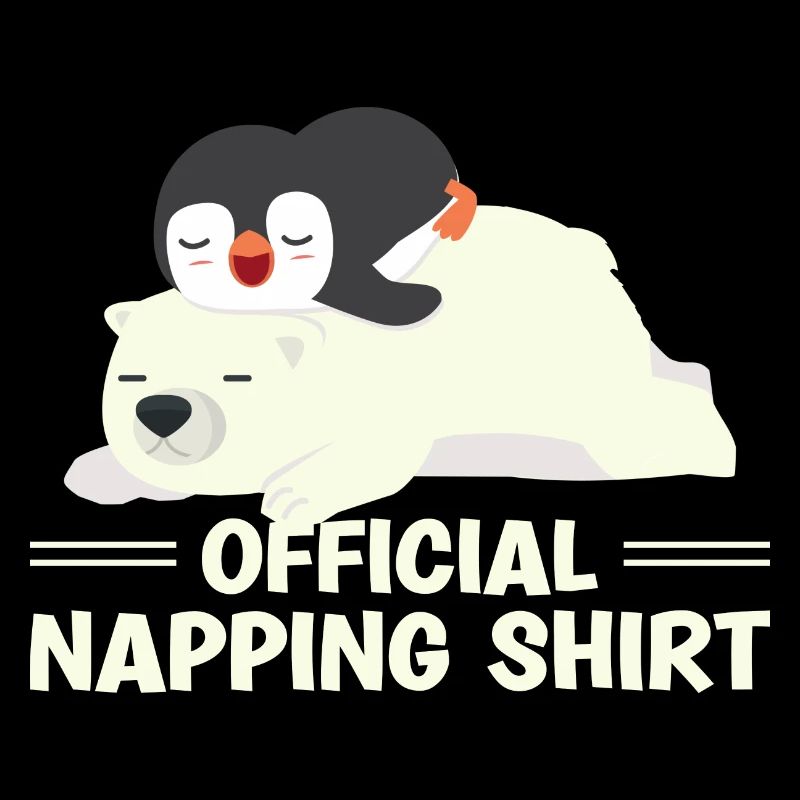 Sleeping Penguin Lover Cute Penguin Napping