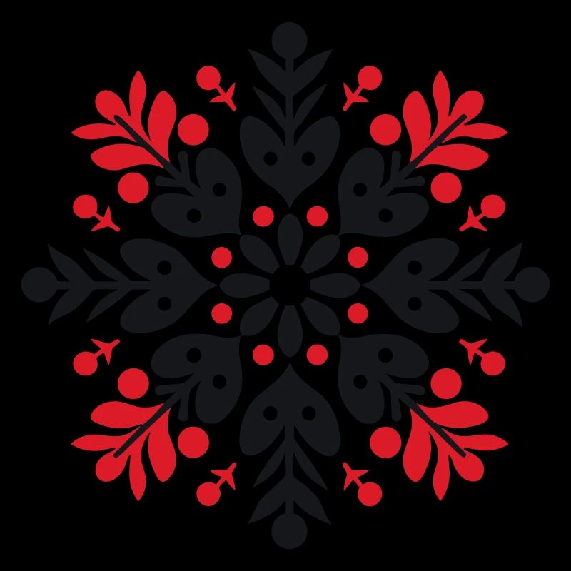 Flocon de neige saisonnier