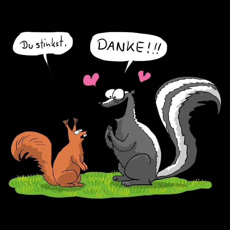 Stinktier Liebe