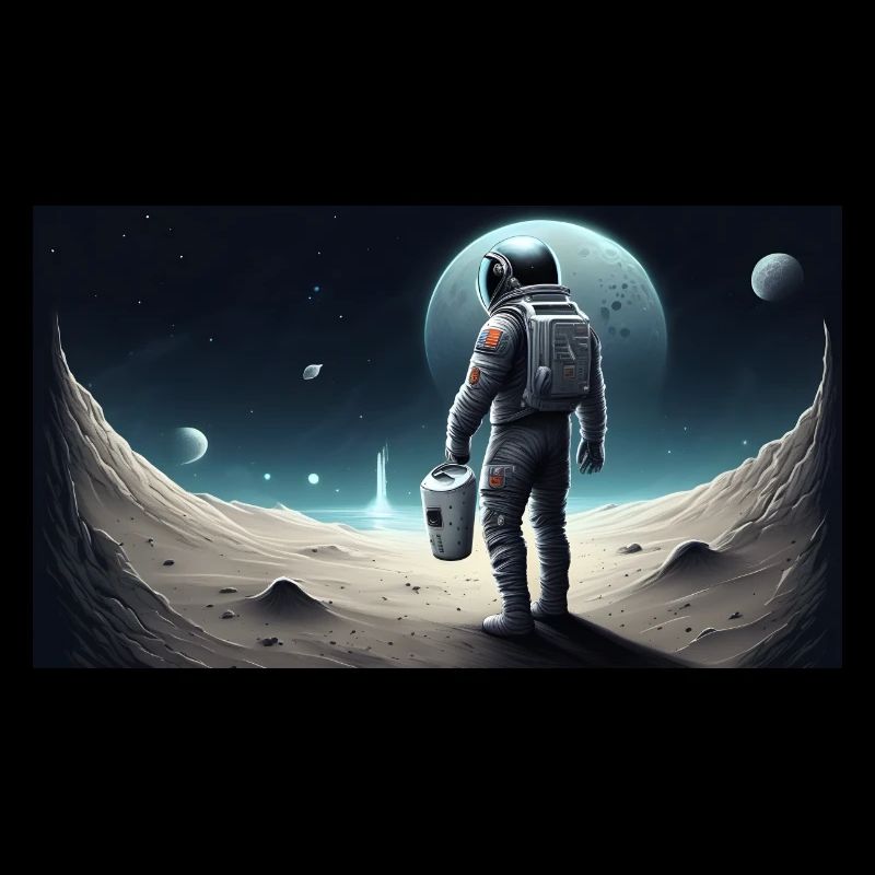 astronaute, perdu dans l’espace