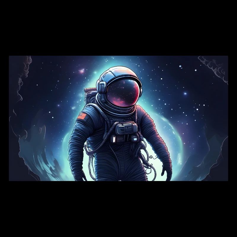 astronaute, perdu dans l’espace