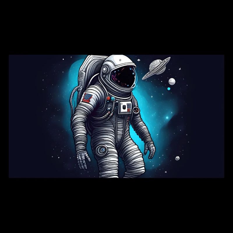 astronaute, perdu dans l’espace