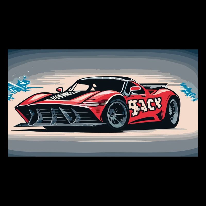 Racecar enveloped in the Mist