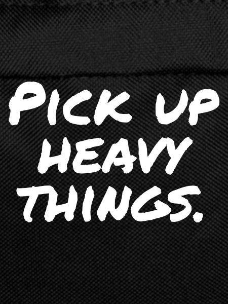 Pick up heavy things