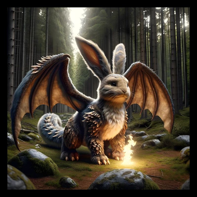 Fire Breathing Bunny Dragon #15