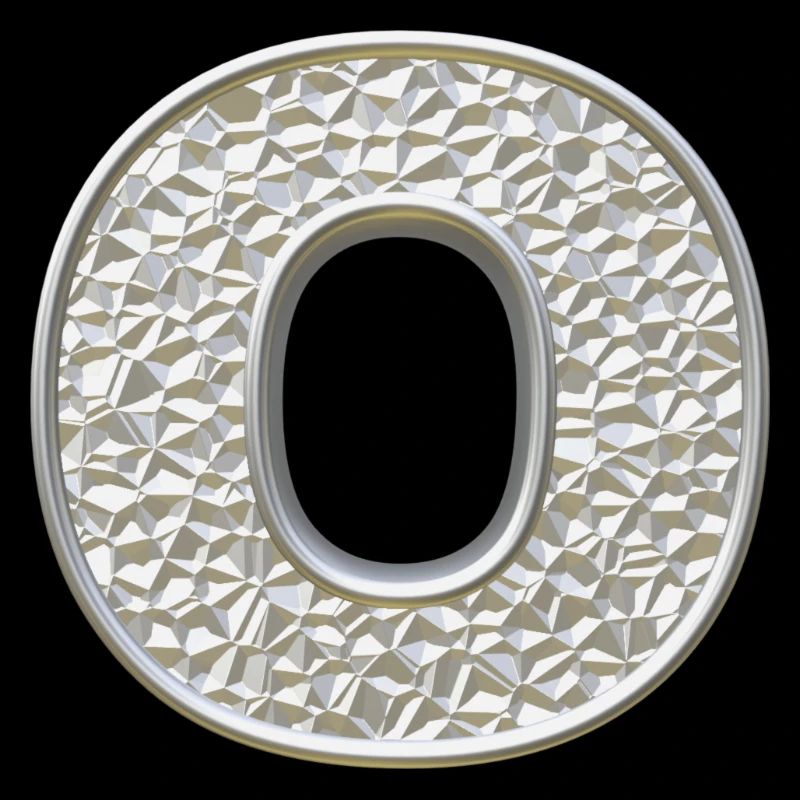 O, letter, letter O, initial, initial O, monogram,
