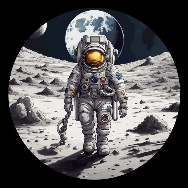 Astronaute / Espace / Vaisseau spatial / Lune / Espace