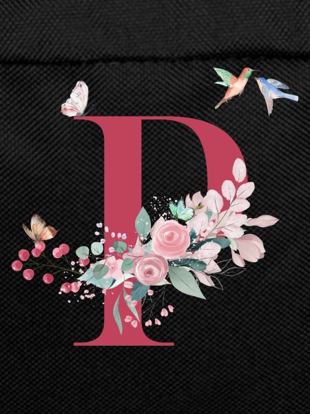 Buchstabe p floral - Geschenkidee