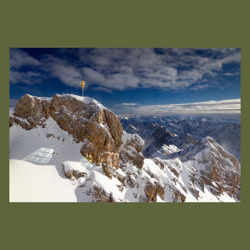 Zugspitze summit cross