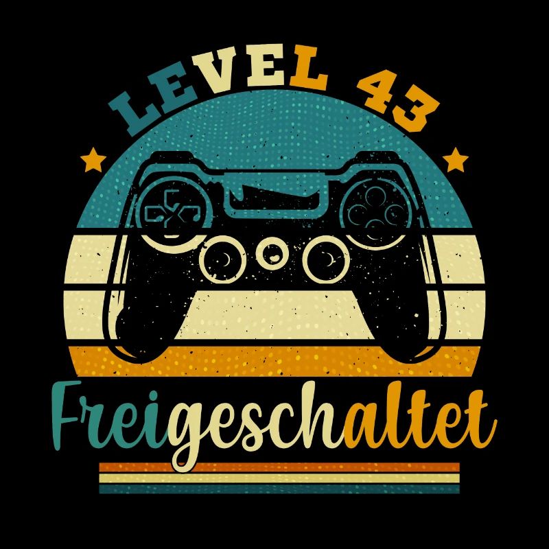 Level 43 Freigeschaltete Geschenkidee 43 Jahre
