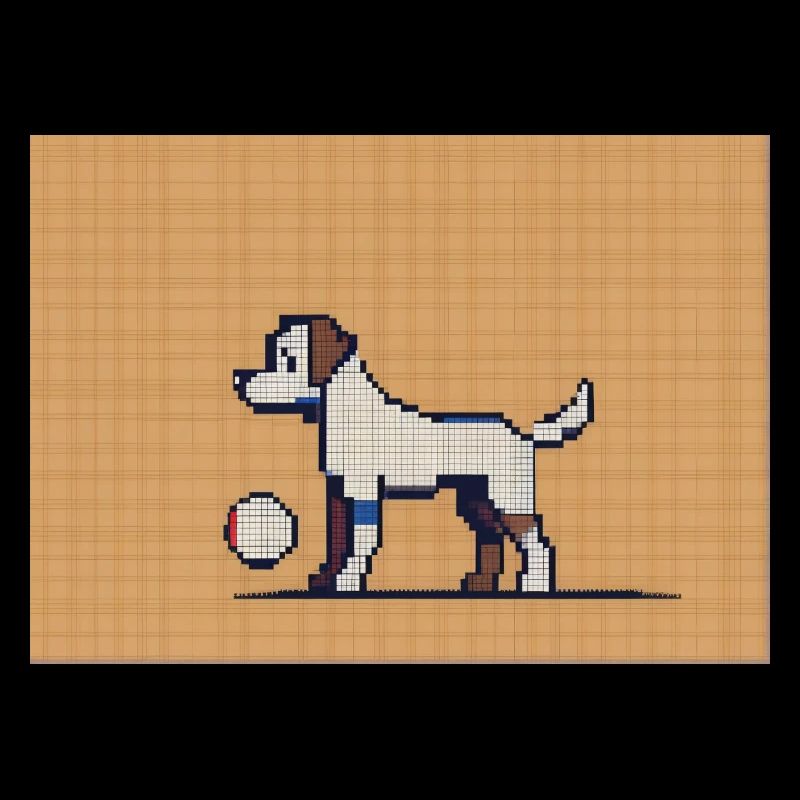 Pixel dog