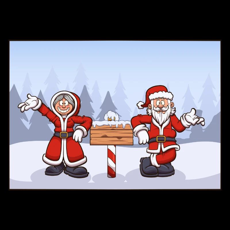 Père Noël et mère Noël
