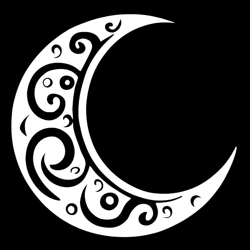 lune, tatouage de lune