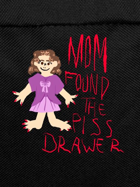 Mom found the pee drawer