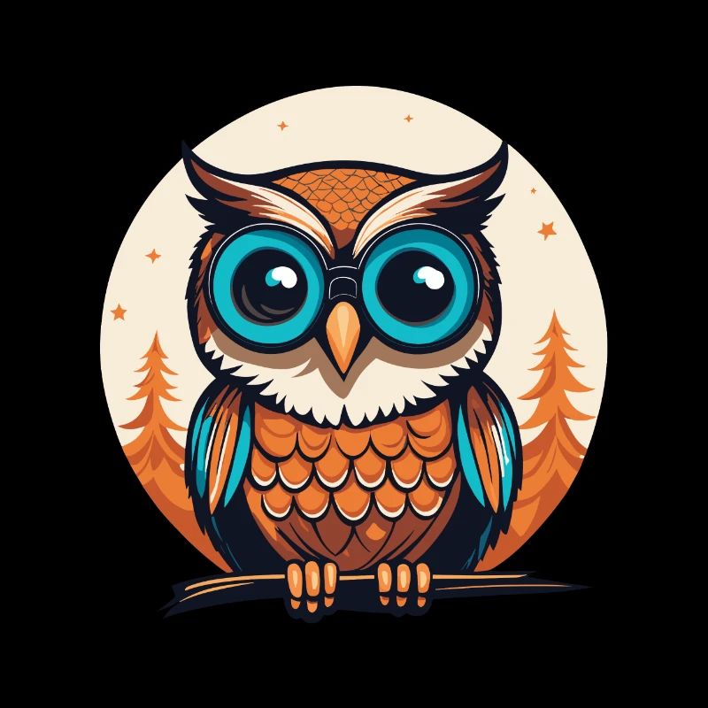 Owl Christmas Drawing