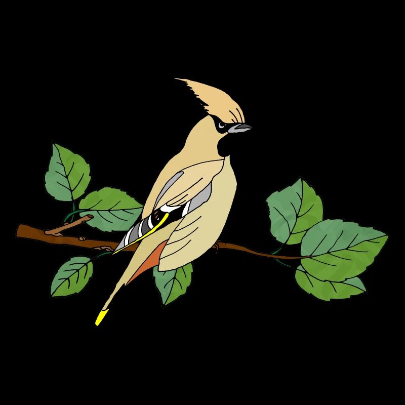 Bunter Vogel