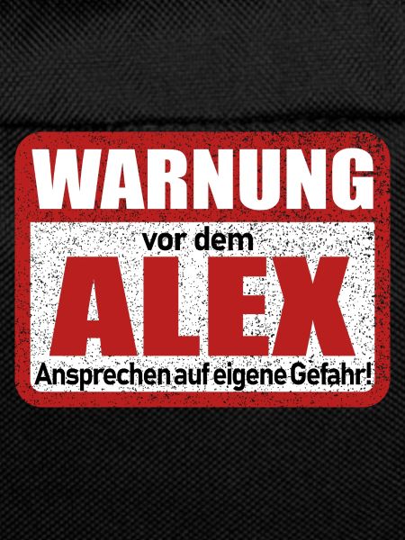 Name Lustiges Warnschild