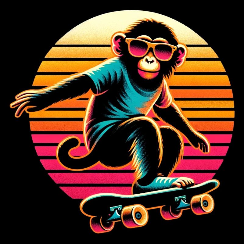 Monkey Skateboard
