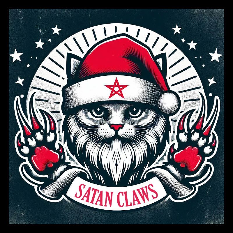 Satan Claws - Cat Santa