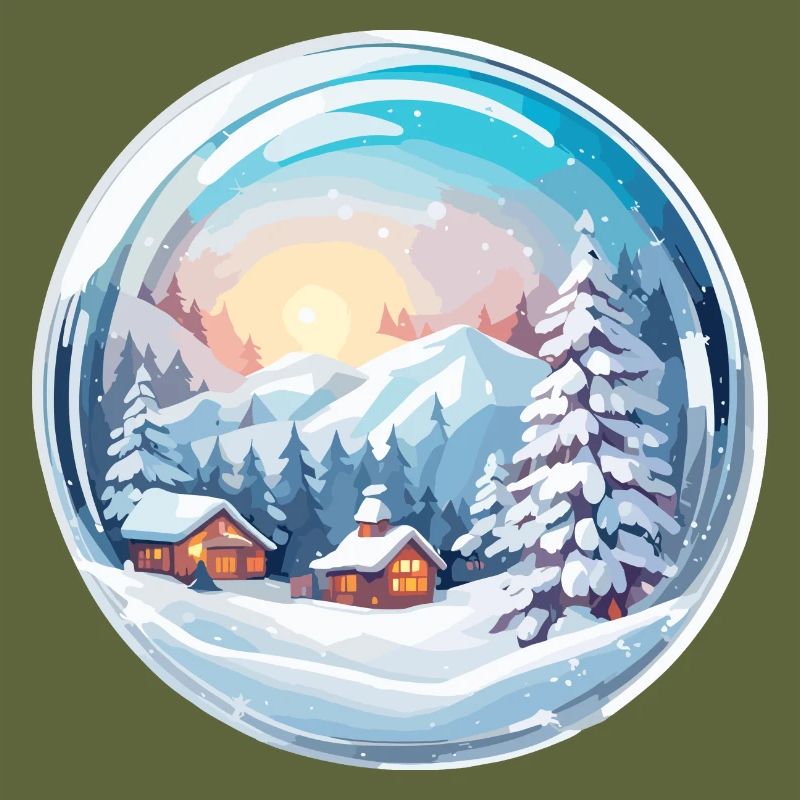Snow Globe / Winter Magic / Snow / Souvenir