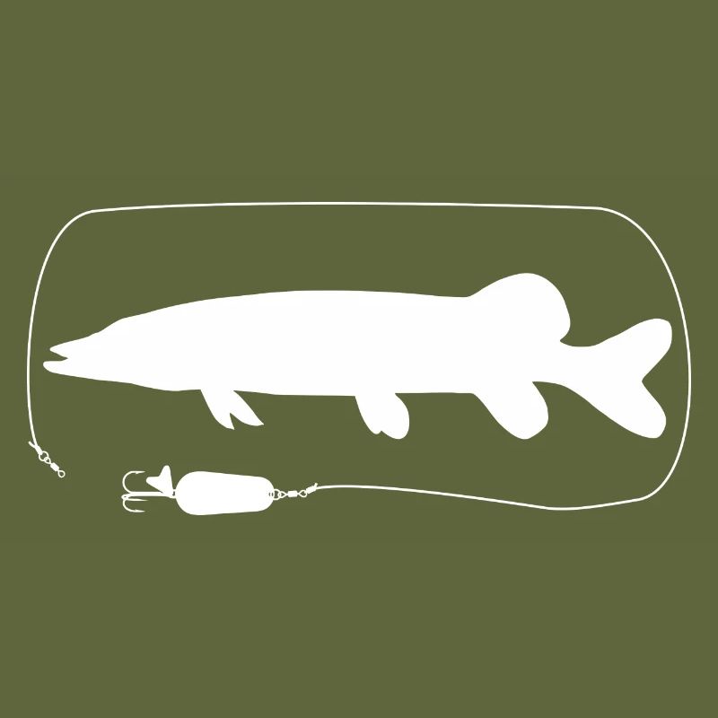 Pike with spoon blinker