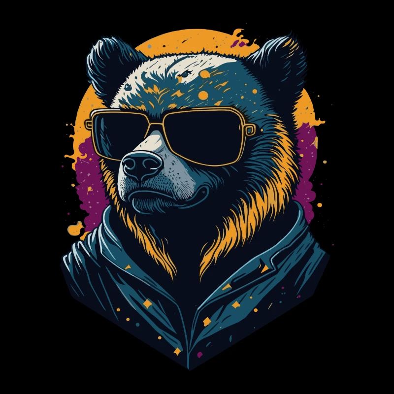 Bear with sunglasses