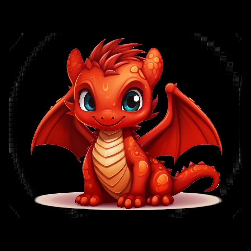 Kleiner roter Drache