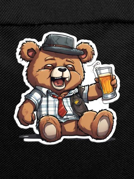 Feiernder Teddy mit Stil