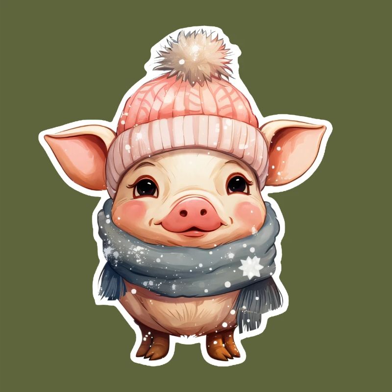 Cochon d’hiver amical